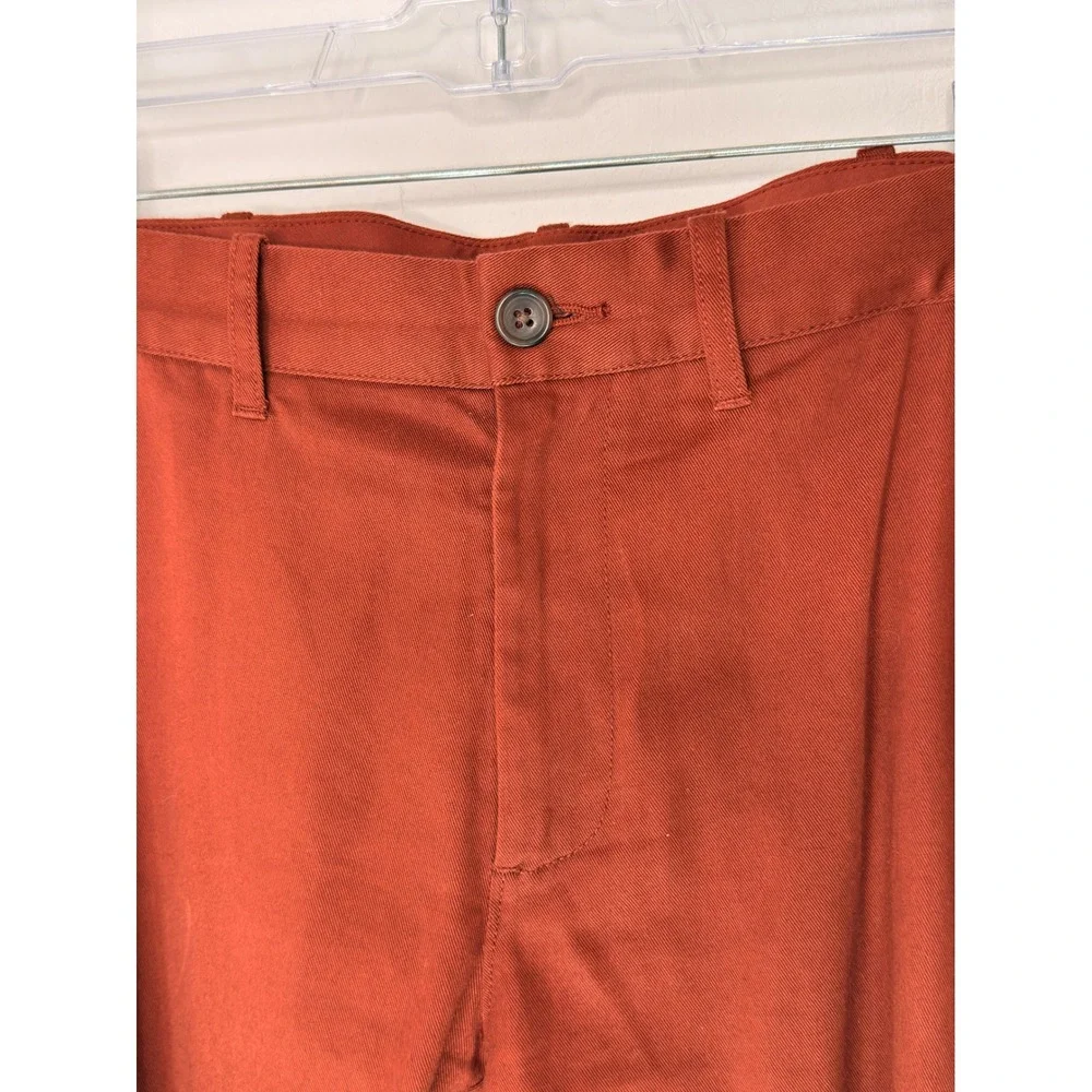 J.Crew Slim Fit Flex Chino Pant Men's Rust Orange Work Office Career 32 x‎ 30